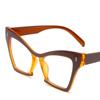 Big Cat Eye Computer Glasses Frame Women Men Anti Blue Light Square Eyewear Blocking Glasses Optical Spectacle Eyeglasses