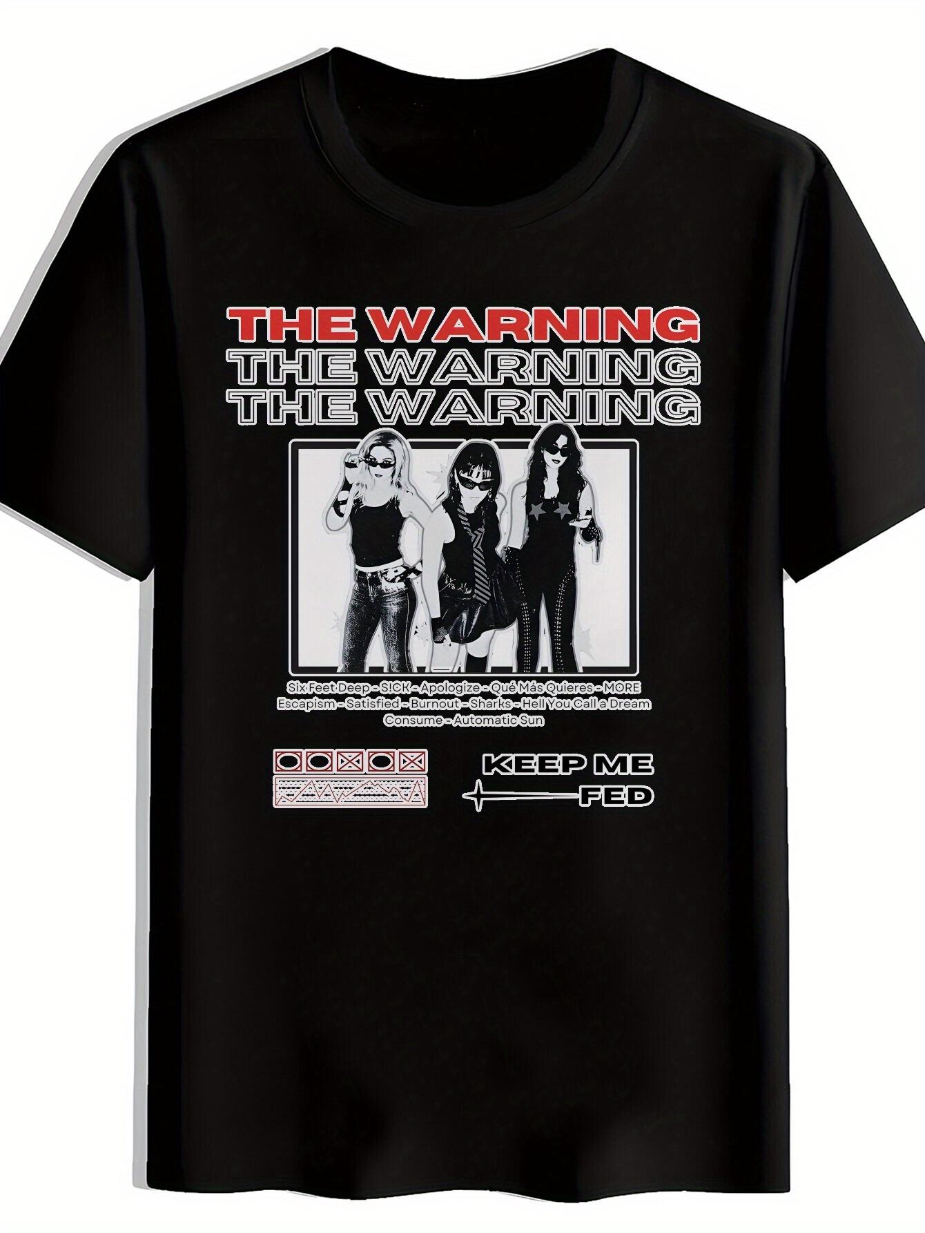 T-shirt Vintage Rock Band Graphic - The Warning Band Design XXL