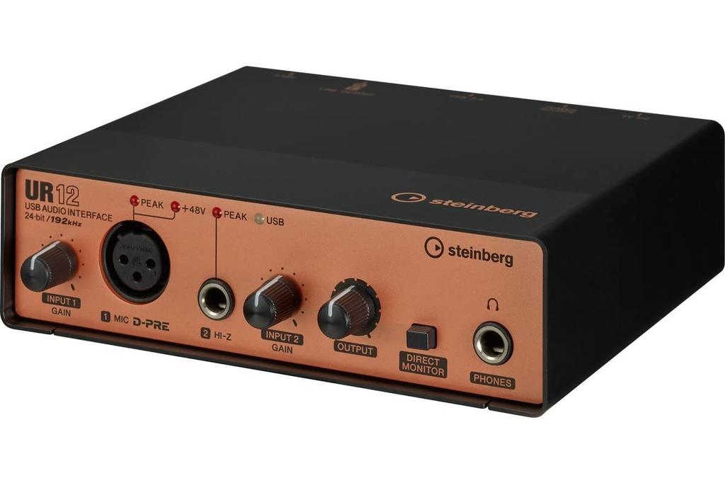 Steinberg Steinberg USB Audio Interface UR12 Black Copper Model UR12B &