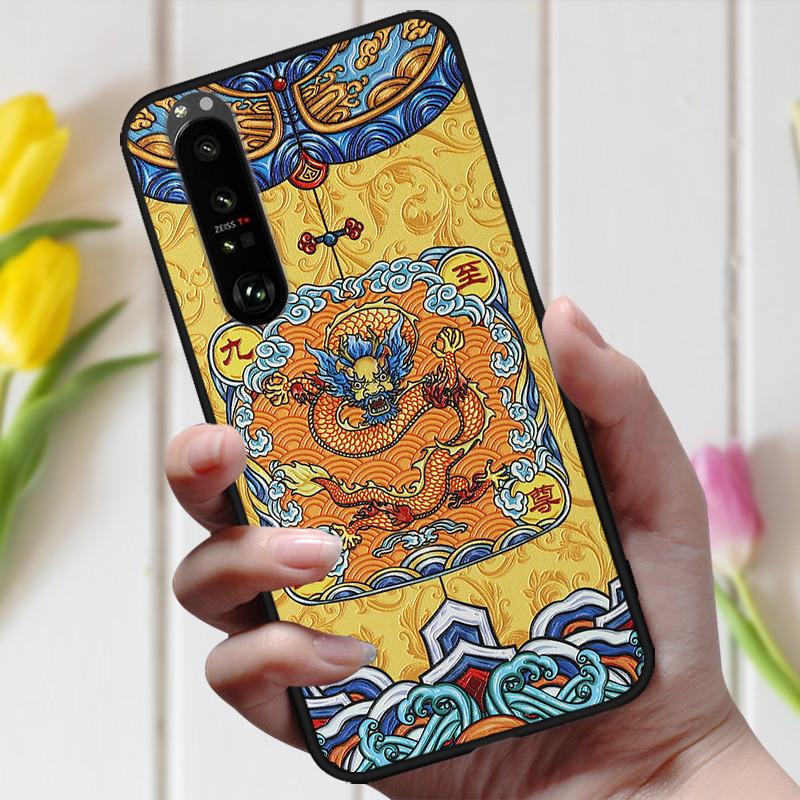 3D Emboss Flower Case For Sony Xperia 10 III Cover Cute Relief Case For Sony Xperia 1 III 5 III 10III Phone Case Coque Fashion