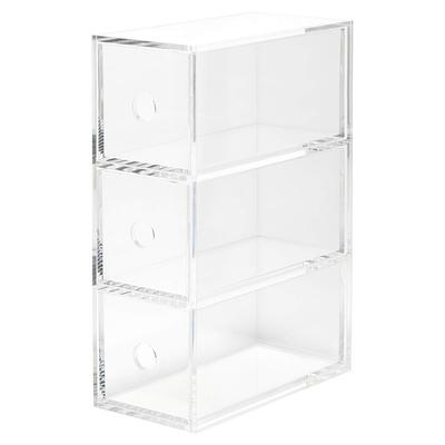 MUJI Acrylic Small Item 3 W X 17cm D X 61798202 Storage, Tiers, Approx. 8.7cm 25.2cm H,