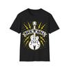 Rock'n'Roll Guitar T-Shirt, Rock Music Fan Tee, Unisex Regular Fit Top