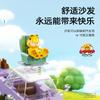 Sluban Gaffey Cat Car Building Blocks Street View Collectible Model Kids Play Adornment Toys
