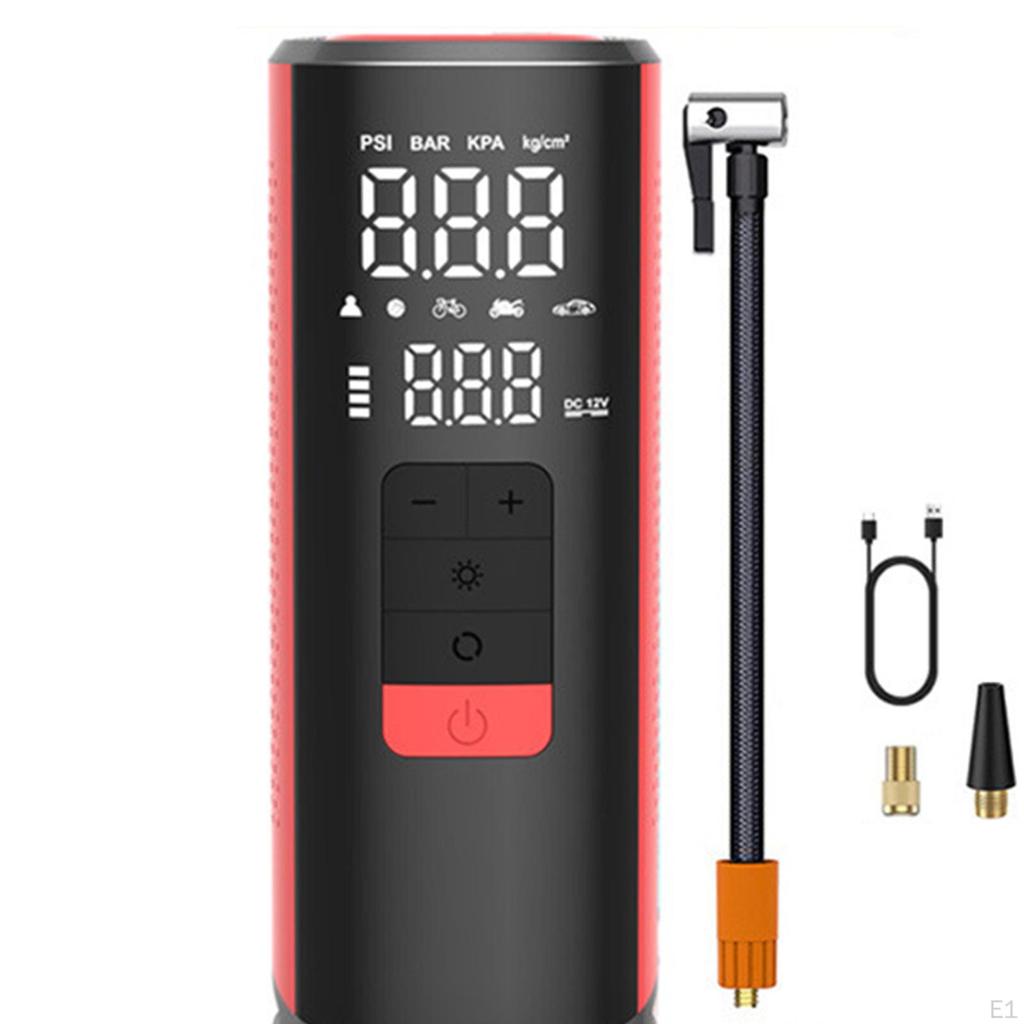 Car Tire Inflator 6000mAh Electric Air Pump for Tires Bicycles Ball Bike