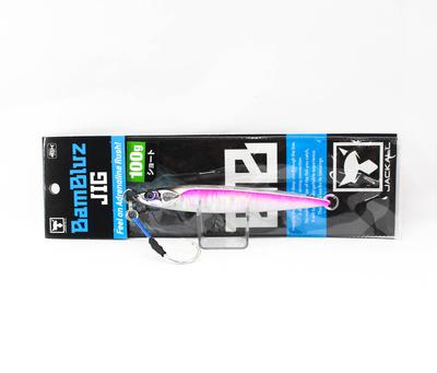 Jackall Metal Jig Bambluz Short 100 Gramm UV Laserpink (2674)