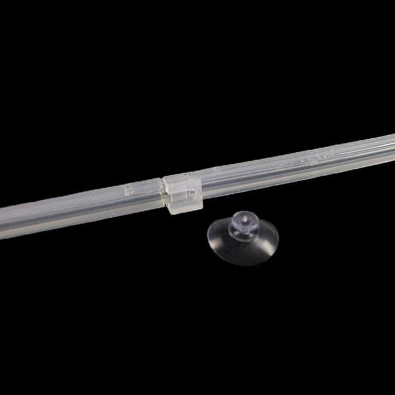 Spliceable 60cm Aquarium Air Stone Bubble Bar Wall Curtain Tube Hose Fish Tank Pump Hydroponic Oxygen Diffuser Tube Plastic