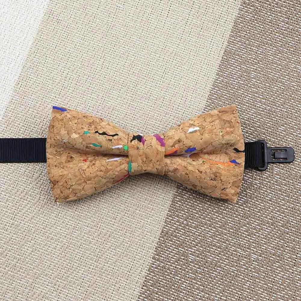 1PC, Fashion Bow Shape Bow Tie, Double Layer, Wood, Gentleman,Handmade, Butterfly,