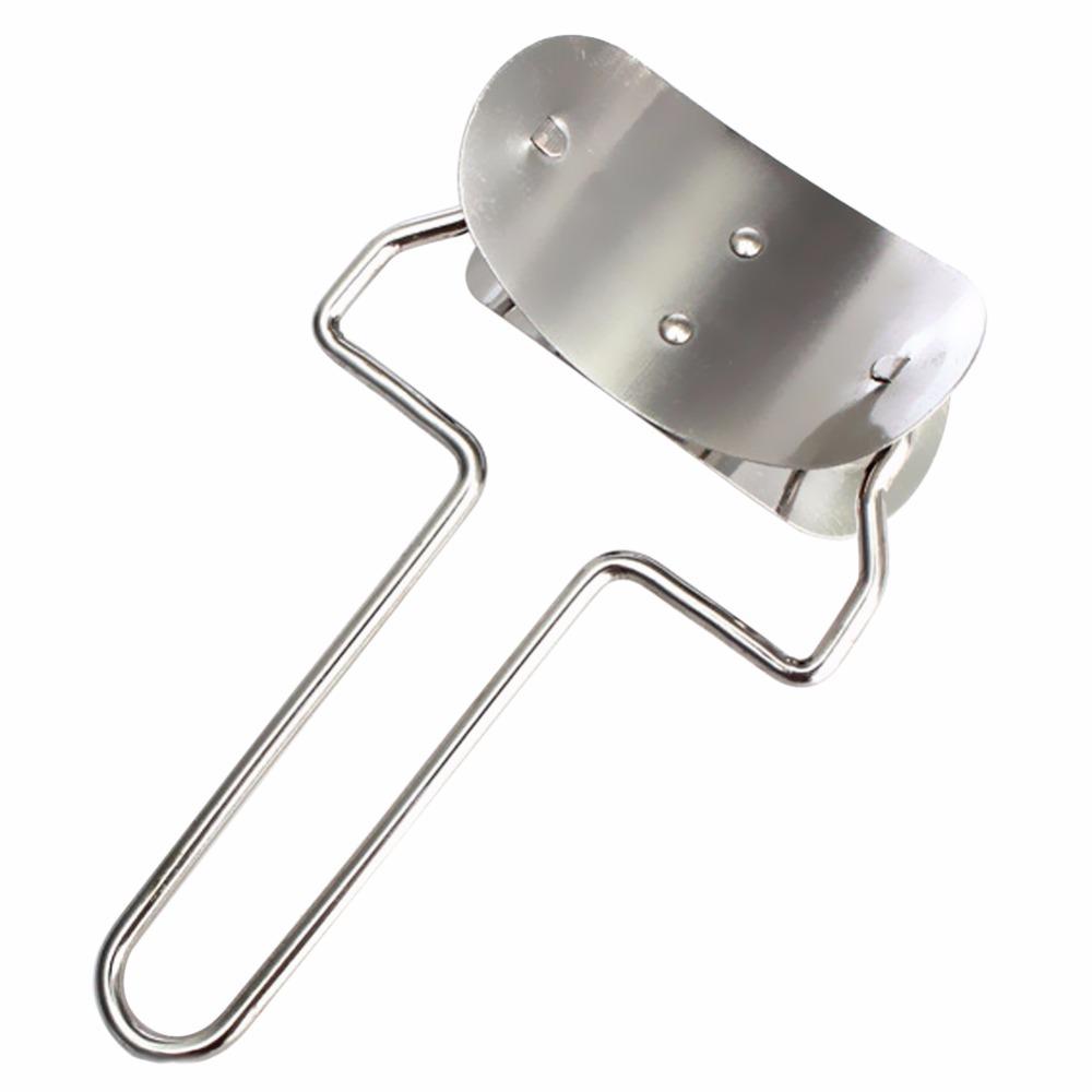 Stainless Steel Large Dumpling Skin Dough Circle Roller Machine Cutters Home Baking Maker Kitchen Pie Pizza Pastry Rolling Tools