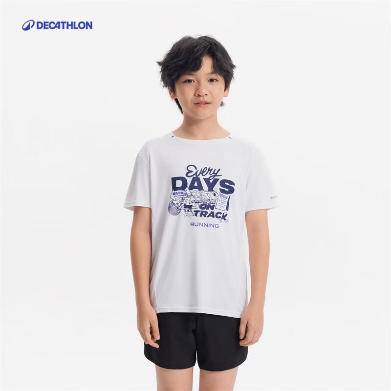 Decathlon Kids  Unisex Quick-Dry Sports T-Shirt 14-15