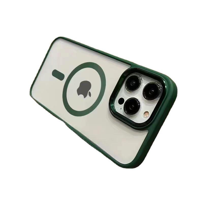 Kompatibles Apple 16 Magnetgehäuse: Stoßfestes iPhone 15 Pro Max mit Metalllinse und Schutzhülle.