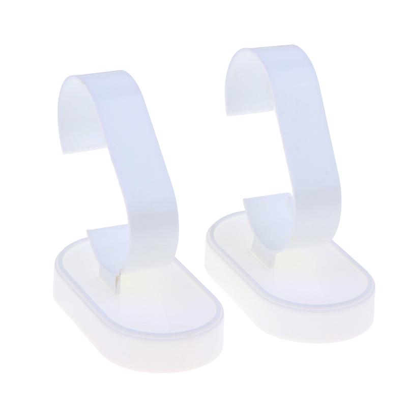 2/4Pcs Watch Bracelet Display Props Black/White Watch Display Rack C-Ring Bracket Counter Display Rack
