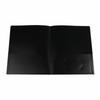 Plastic Two Pocket Folders Waterproof with Pockets File Folders Store Documents Reusable Business Card Holder