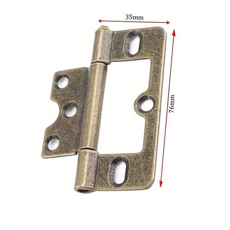 8 szt. Zawiasy bezwpuszczane Zawiasy antyczne Zawiasy Meble Szafki Sprzęt do renowacji Meble Szafki Szuflady Szafka Komoda
