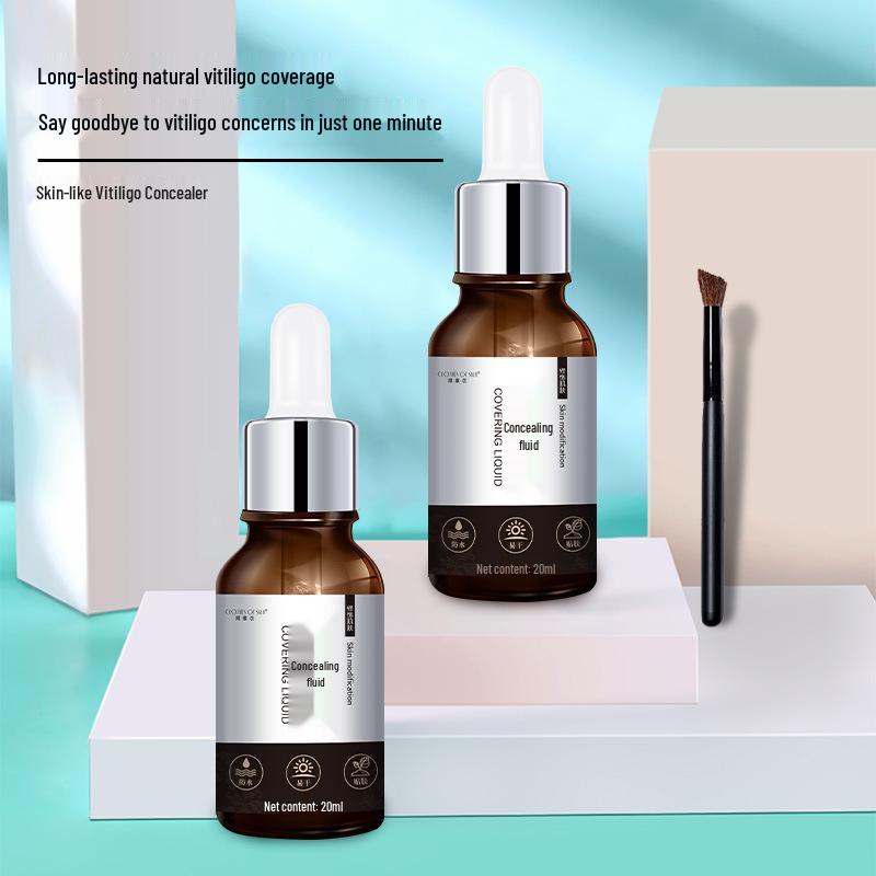 

Водостойкий консилер от витилиго: Покрытие телесного цвета для белых пятен Concealer Liquid