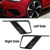 6F0853665C Matte Black Front Bumper Fog Lamp Light Grille Cover Fog Light Cover For Seat Ibiza 2018 2019 2020 2021