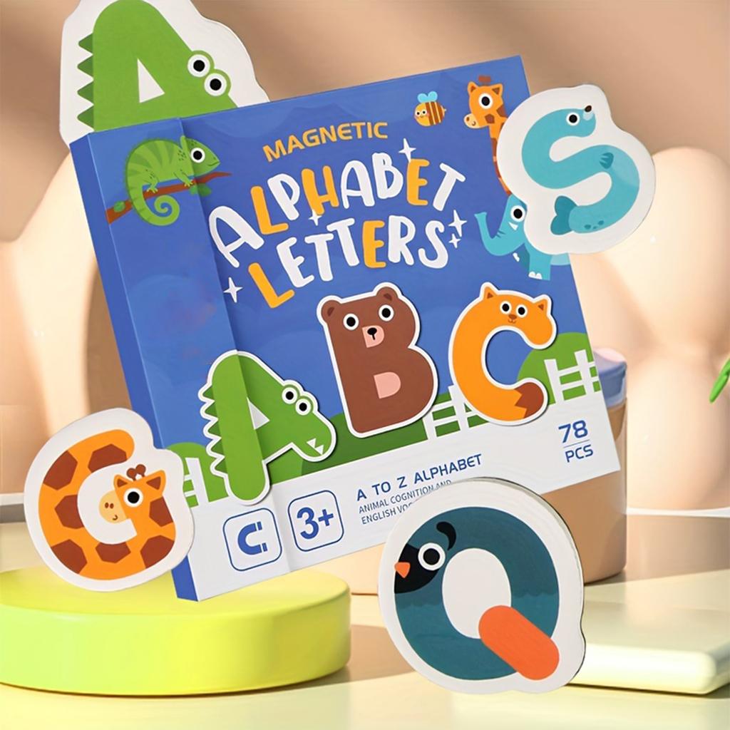 English Letter Magnetic Puzzle Book