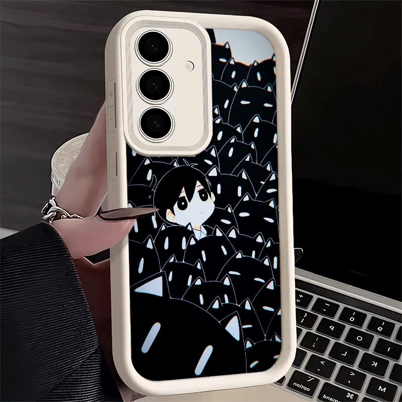Phone Case for Samsung Galaxy A17 A16 A15 A14 A13 O-Omori Cartoon Game A56 A36 A26 A55 A35 A25 A54 A34 A24 A53 A33 A23 A07 A06