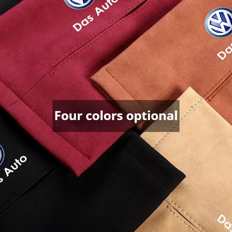 Car Tissue Bag Car Suede Tissue Box For VW Volkswagen Polo Tiguan Jetta Golf Lavida Octavia Passat Car Accessories