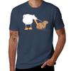 Pelican Tries to Eat Capybara Funny Cute Meme T-Shirt korean fashion blacks for a boy Men's t-shirt
