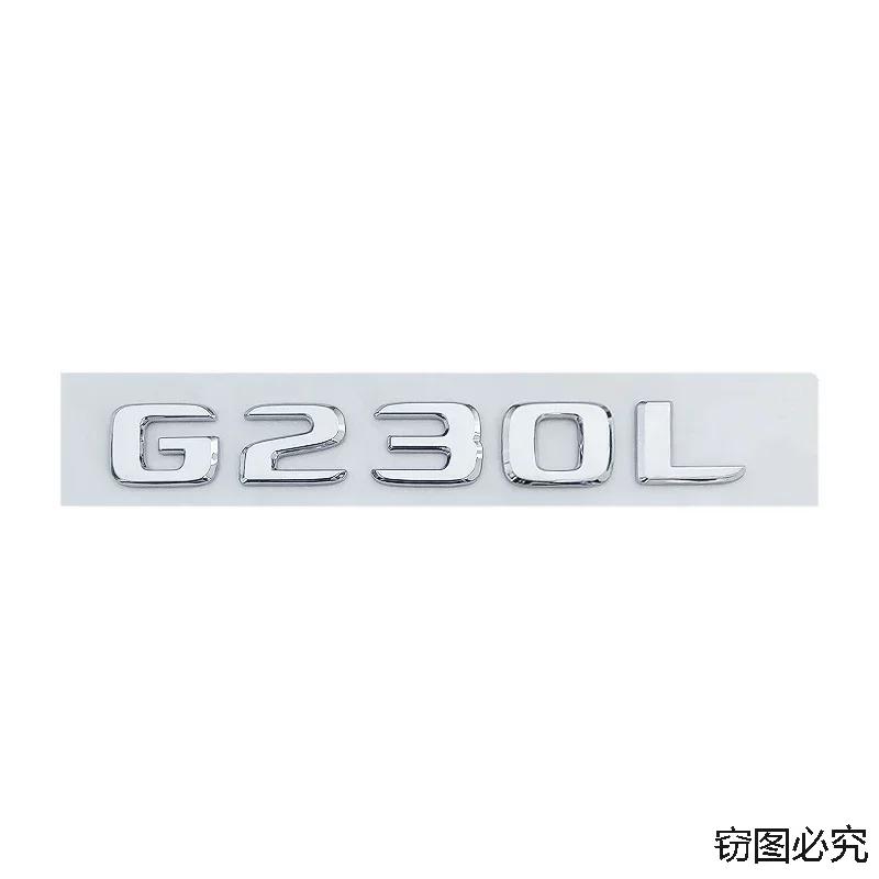 ABS Car Rear Trunk Emblem Body Side Badge Tail Sticker Decal for Mercedes Benz G230L G300L G350L G500L Letters Accessories