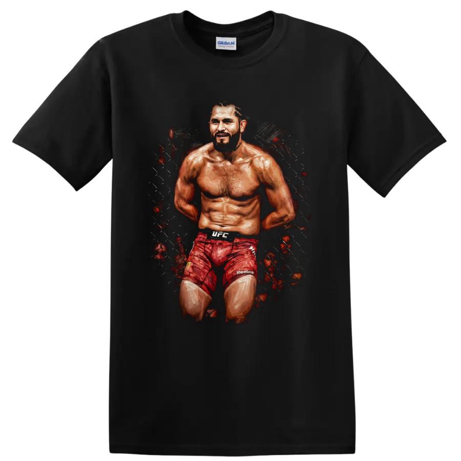 Jorge Masvidal MMA Fighter Portrait T Shirt Gamebred Combat Sports Fan Art Tee