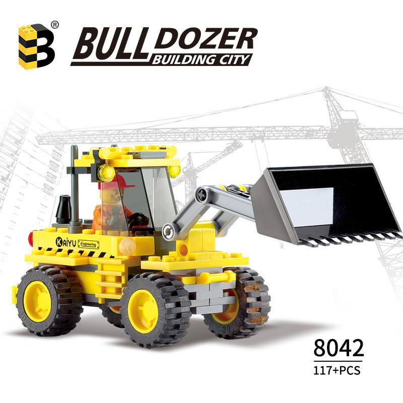 Urban Engineering Bulldozer Assembly Building Blocks Toyfor Kids And Diy Building Fun
