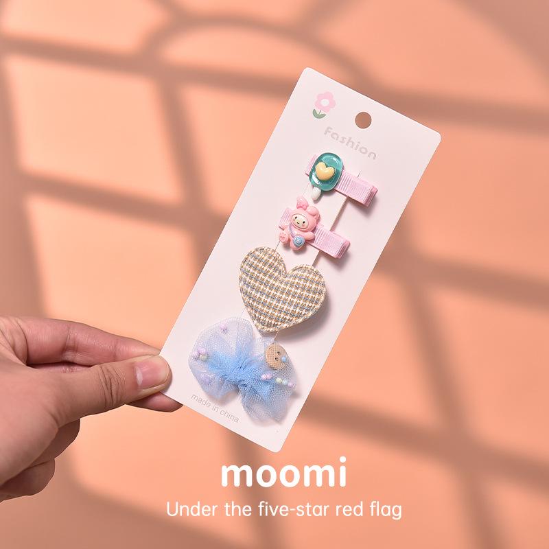 

Colorful Heart-Shaped Baby Hair Clips for Fine Hair - Non-Damaging and Sweet Accessories for Infants