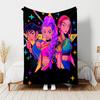 1pc Blanket Kpop Hunter12 Print Design, Lightweight Blanket for Sofa, Bed- Soft &Warm, Gift for All Seasons like Christmas, Halloween