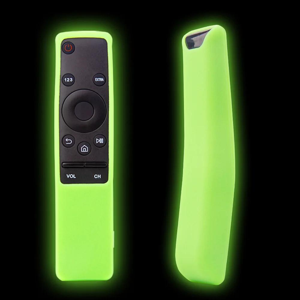 

Silicone Protective Case For Samsung Smart TV Remote Cover BN59-01312A, 01312H, BN59, 01241A, 01242A 16.6x3.9x2.2cm зелений