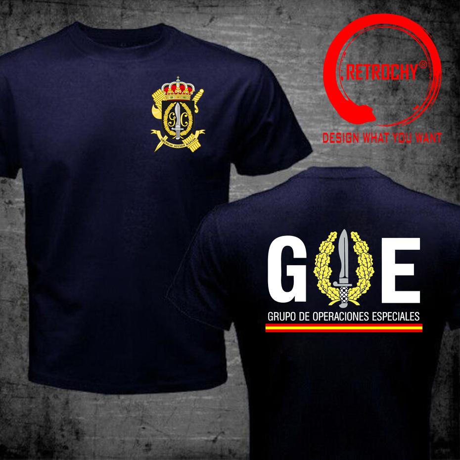 Espana Guardia Civil Servicio MarTimo Spain Civil Guard Emblem T Shirt Short Sleeve Cotton Casual TShirts Loose Top Size S5xl