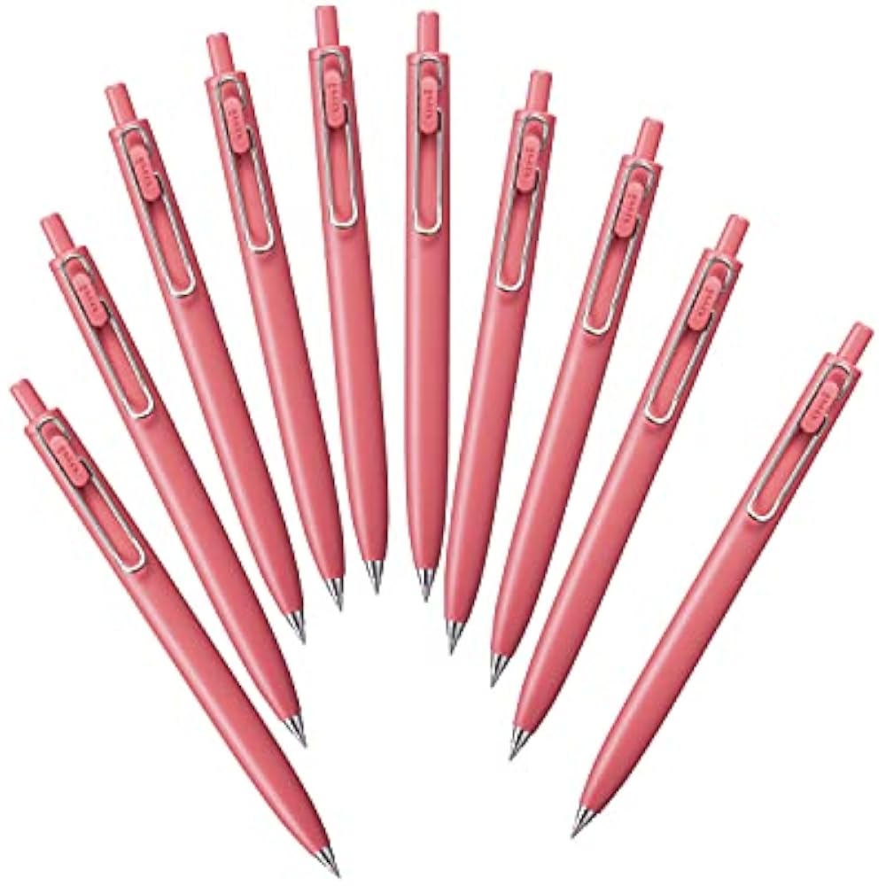 Mitsubishi Pencil Gel Ballpoint Pen Uniball One F 0.5 Akane Sky 10 pcs Box UMNSF05F.15