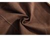 Plus Size Coffee Color Suede Velvet High Waist A-line Skirt – Anti-exposure, Hip-hugging, Short, for Women