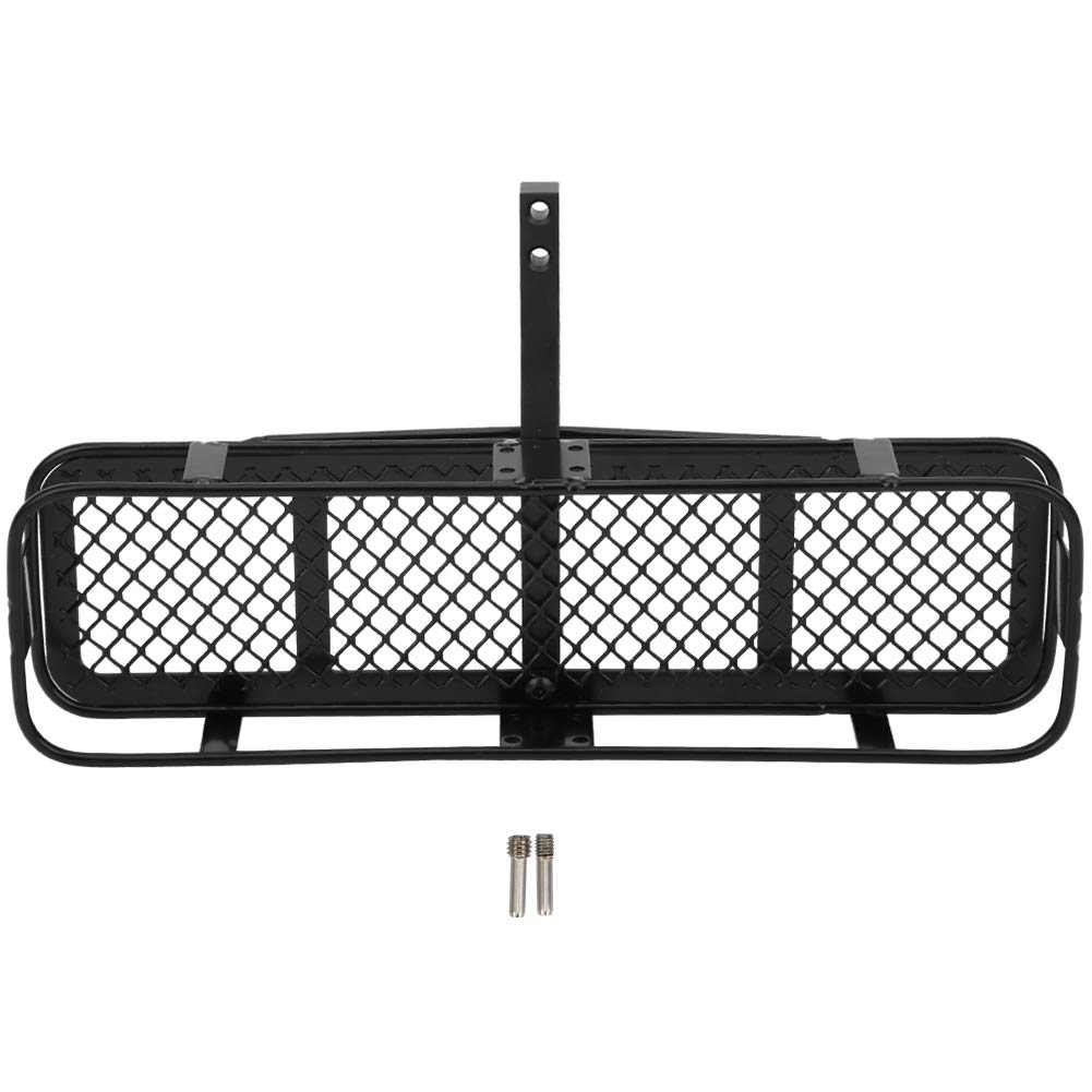 Luggage Carrier for RC Roof Model Truck Luggage Compatible with Axial Traxxas and Scale RC Crawler Cars Hitch-Mounted Racks, Cargo, Basket,