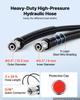 Hydraulic Steering Kit 300HP Hydraulic Outboard Steering System 7.92m, Marine Boat Steering System, 2.5 MPa Helm Pump, Two-Way Lock Cylinder, 7.92 m