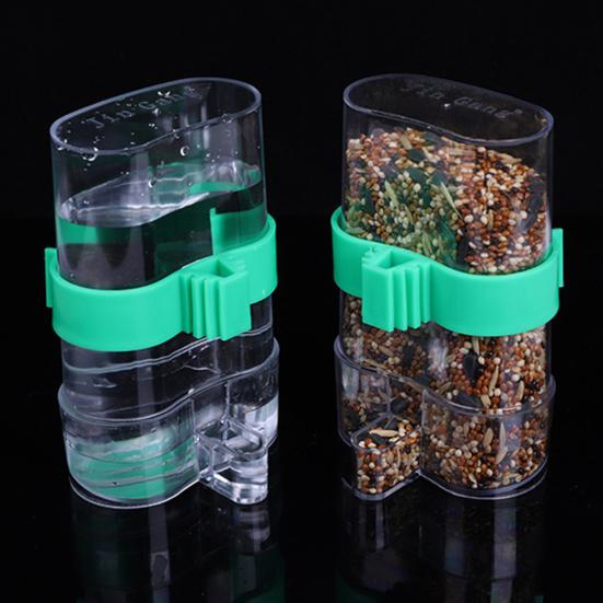 220ml Trappola per Acqua Automatica Gabbie per Uccelli Accessori Mangiatoia Fontana per Bere Pappagalli