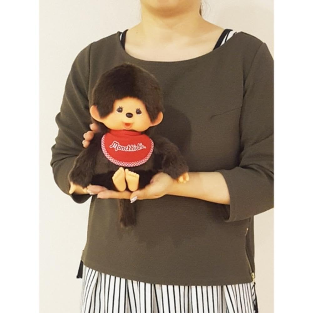 Sekiguchi Monchhichi Premium Standard Medium Brown Doll 251063 H26 x W16 x D10cm Boy's
