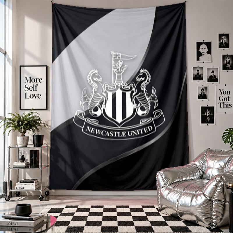 Newcastle United Football Wall Tapestry Home Decor Wall Hanging Cloth for Bedroom Living Room Background
