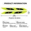 Car Bumper Reflective Sticker Safety Warning Strip Tape Secure For Abarth FIAT 500 FR Stilo Doblo Tipo Lancia Musa Grande