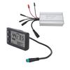 Bicycle Lithium Conversion Controller Kit Waterproof with 30A Bicycle Controller S866 Display Panel DIY Modified
