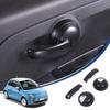 Hcilloend Neues Fiat 500 2010-2023 Lenkradverkleidung, Türgriffabdeckung, Autolenkrad