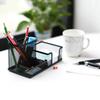Metal Stand Mesh Cube Combination Holder Study Storage Desk Desktop Accessories Stationery Organizer Pen Pencil Office Supplies