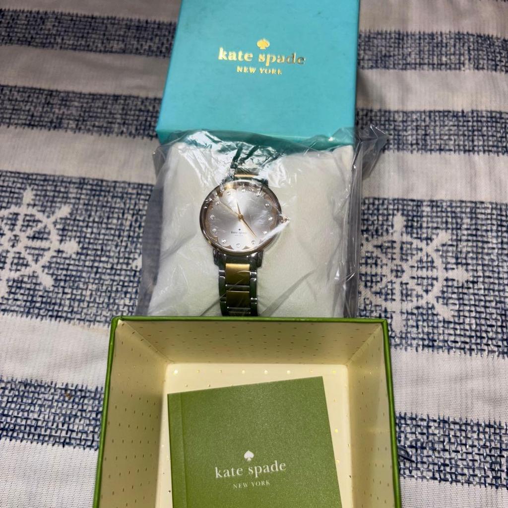 Used Unused spade new york watch ladies gold