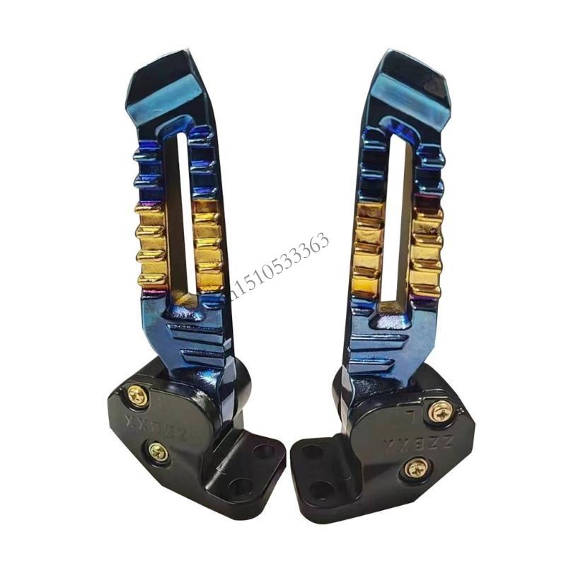 090E Motorbike Accessory Foot Pedal Footrests Easy Installation Footrest Pedal for 150cc 125cc Motorcycle Foot Pegs Universal