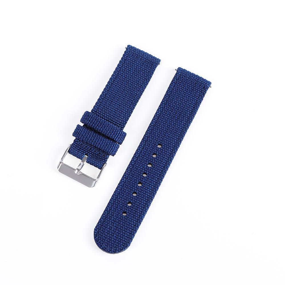 Genuine Watch Band Premium Two Sided Sailcloth Nylon Strap Quick Release for Casio Bracelet 18mm 20mm 22mm 24mm Sport Wristbelt