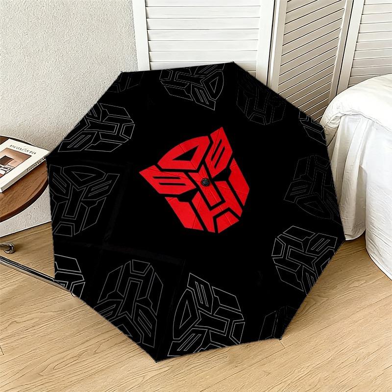 Transformers Portable 3 Folds Umbrella Portable Windproof Folding Rain Umbrella For Travel Outdoor Sun Protection Travel Outdoor Gift