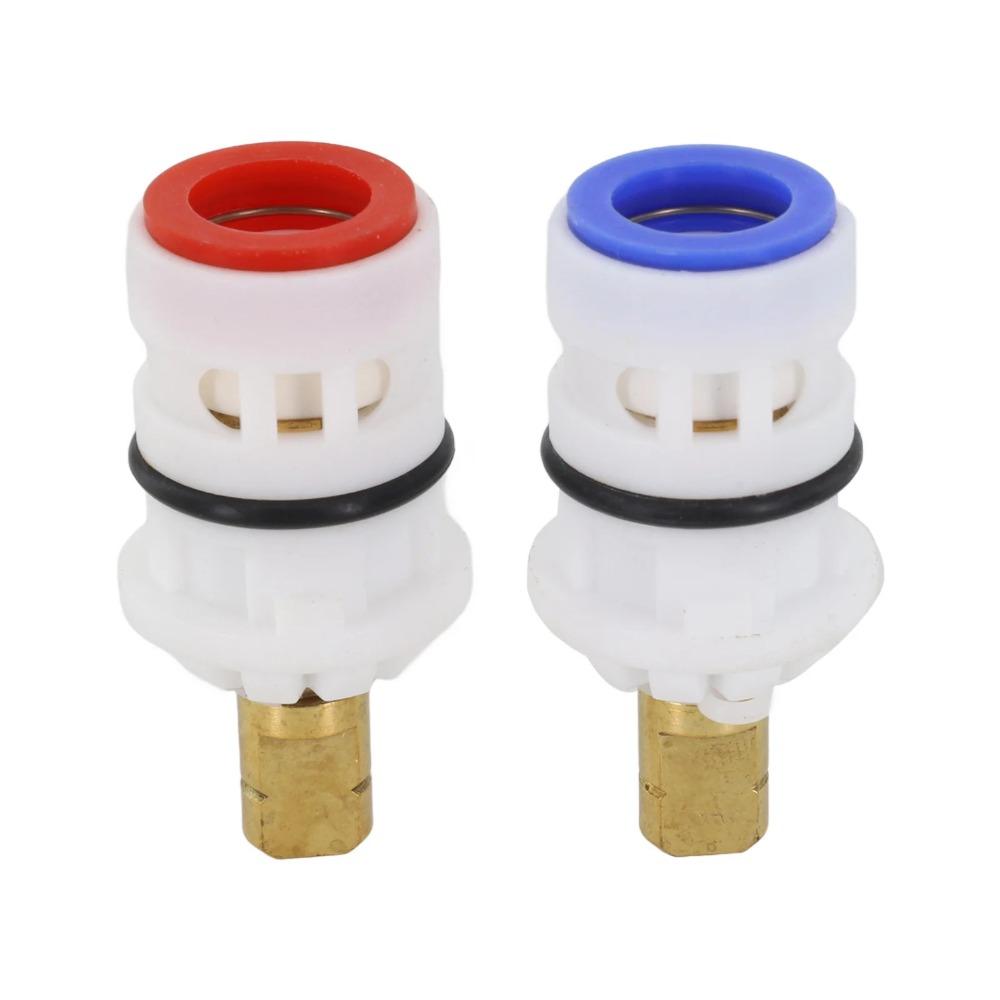 

Durable ABS Faucet Cartridge Tested Quality Replacement Hot Cold Water Cartridge White Cartridge Replacement Water System