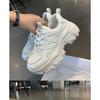 Chaussures de Sport Décontractées Polyvalentes à Maille Respirante pour Femmes à Semelle Épaisse