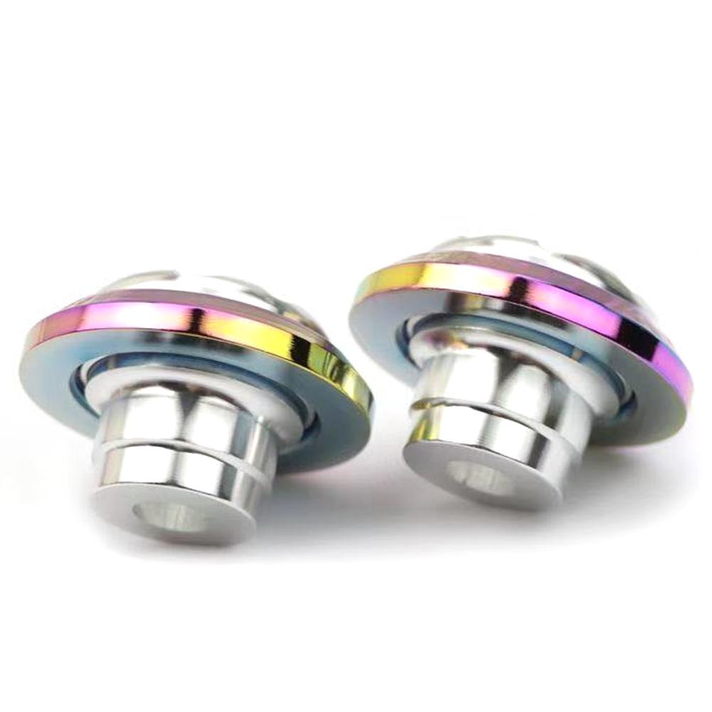 2 Stück Motorrad Aluminiumlegierung Elektroroller Zubehör Schutzpolster Anti-Kollisionsschutz Stoßdämpfende Schieberkappen