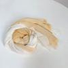 Cotton and linen dual color spring and summer women's fresh and elegant style scarf