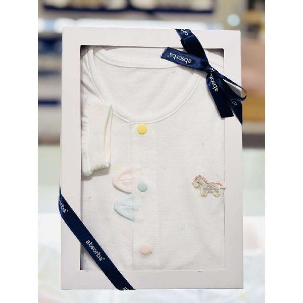 AbSorba 26 S S Year Of horSe Maternity Gift chelSea Underwear A1a10306 BACK IVORY/75(3-6M)